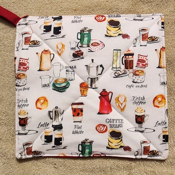 Pot holder - coffee pot design - Picture 1 of 3